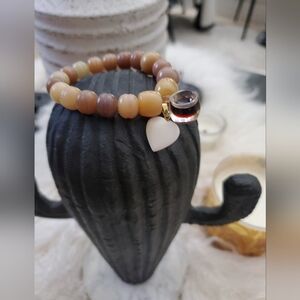 COFFEE LOVE- BODHI BEAD BRACELET HANDMADE,ALL NATURAL